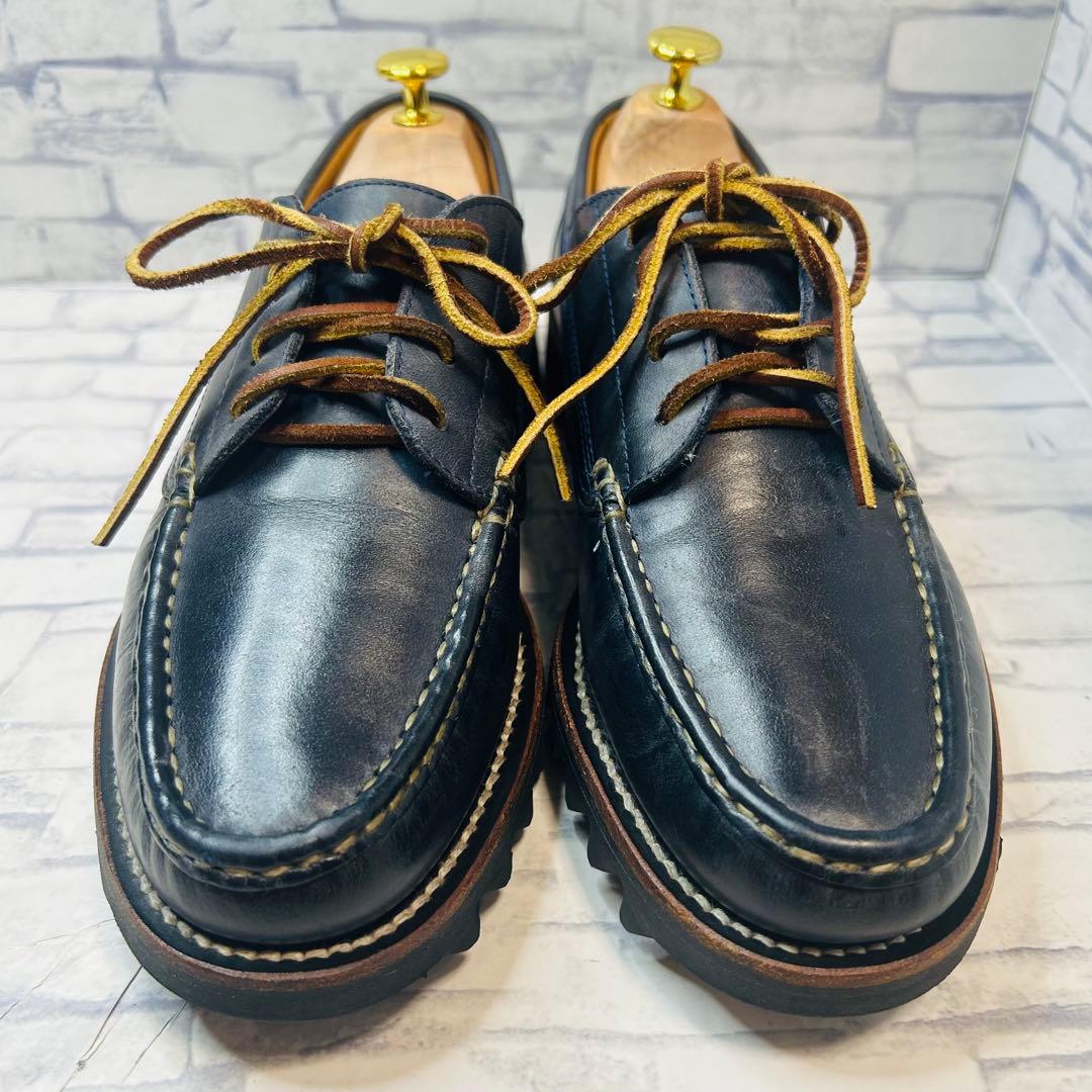 極美品 YUKETEN ユケテン シャークソール Uチップ NVY 26cm