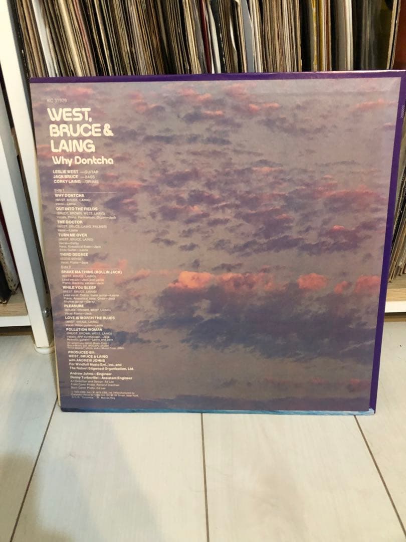 洋楽 WEST, BRUCE & LAING - Why Dontcha 1972