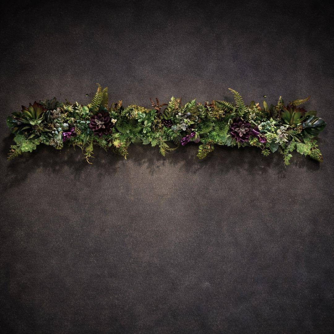 光触媒　人工観葉植物　ウォールグリーン　フェイクグリーン　壁掛け11040