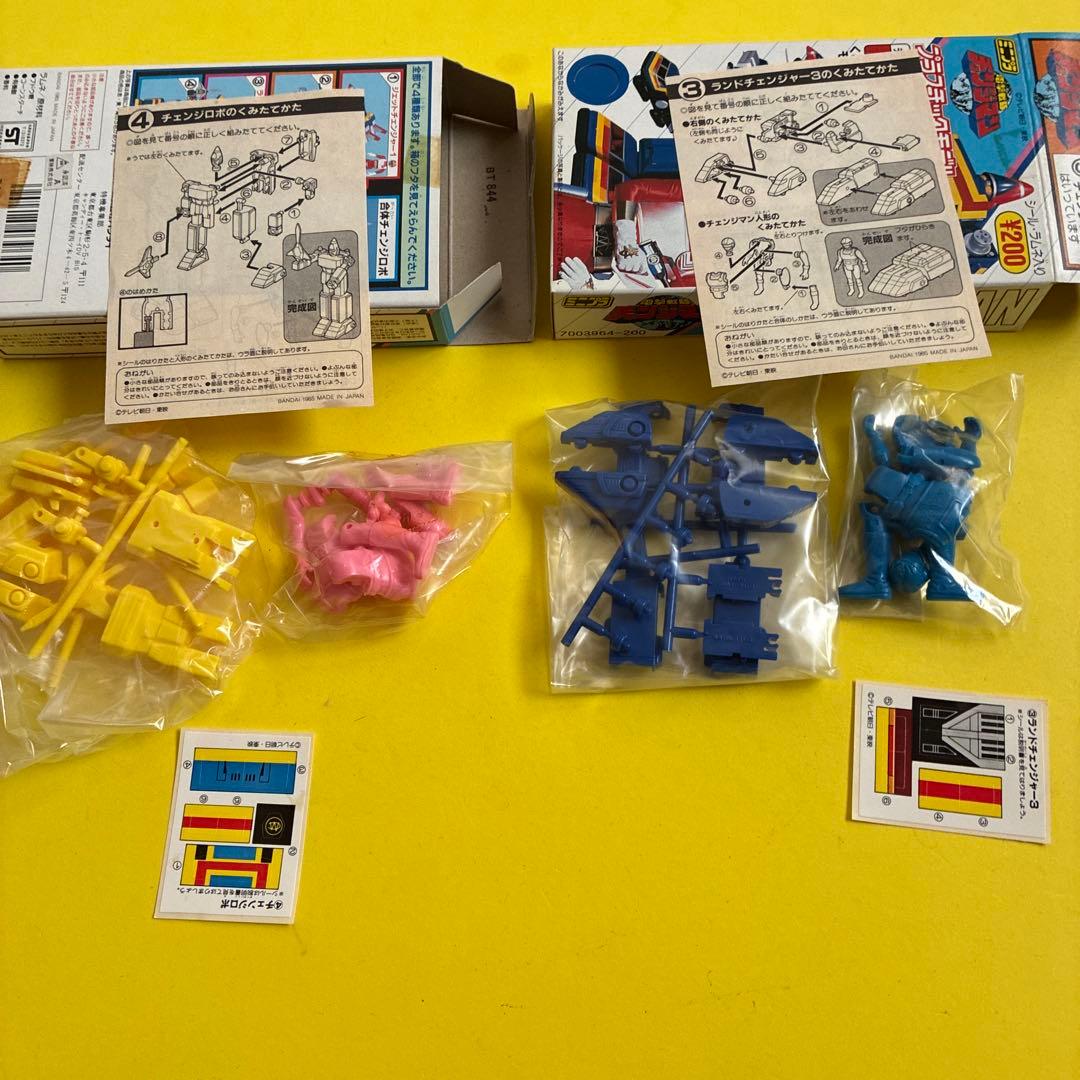 は*か様 電撃戦隊チェンジマンプラスチックモデル　全4個セット 未使用