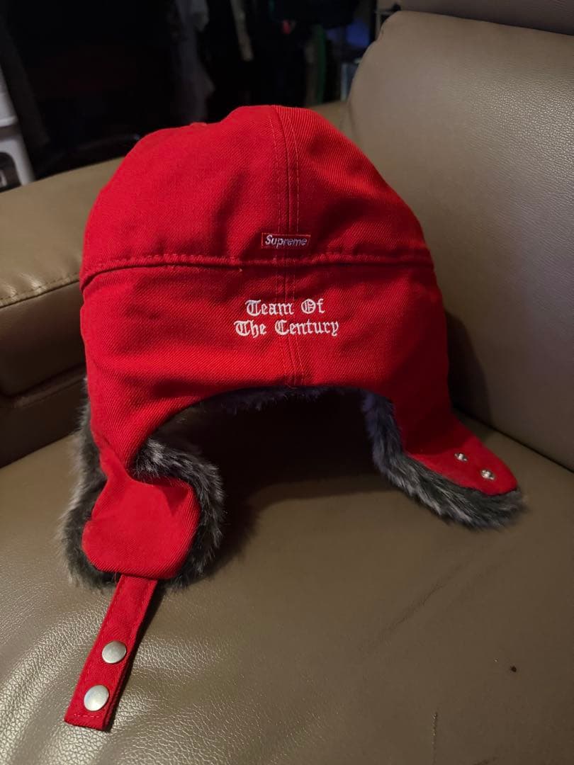 【未使用】Supreme レッド ベースボールキャップ 7 1/2