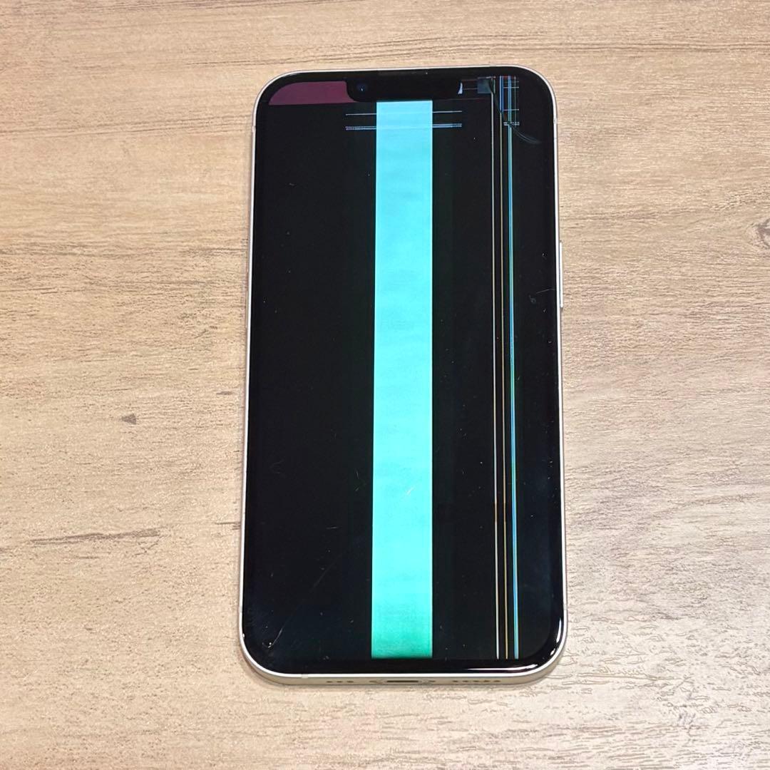 【ジャンク品】Apple iPhone 13 ホワイト 本体