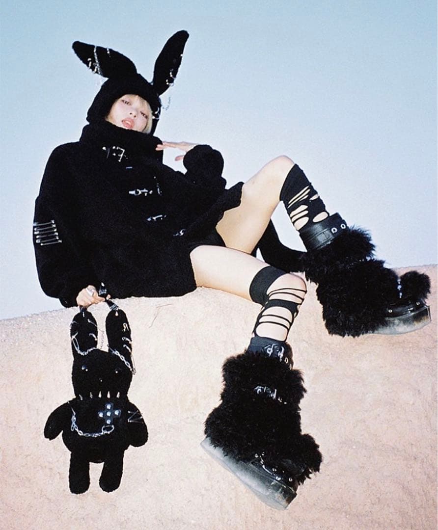 レッグウェア CFIERCE Black leg warmer