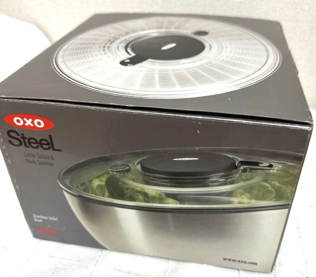 〇250984　OXO スチール サラダスピナー ステンレス 1071498