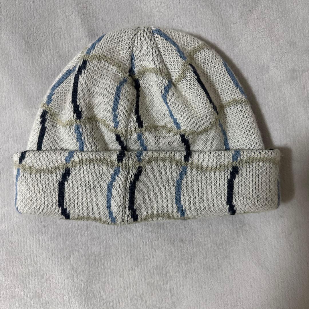 Dime チェック柄 ニット帽