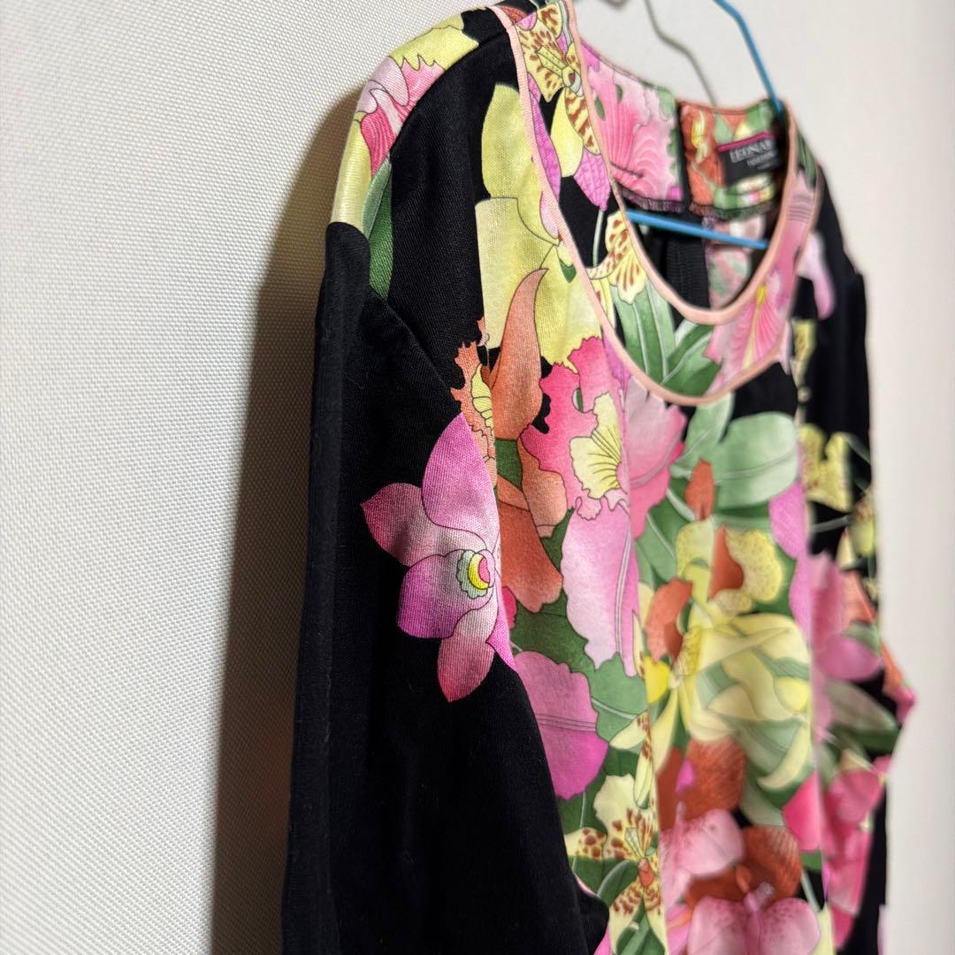 ア*タ様 LEONARD レオナール フラワープリント 長袖 トップス