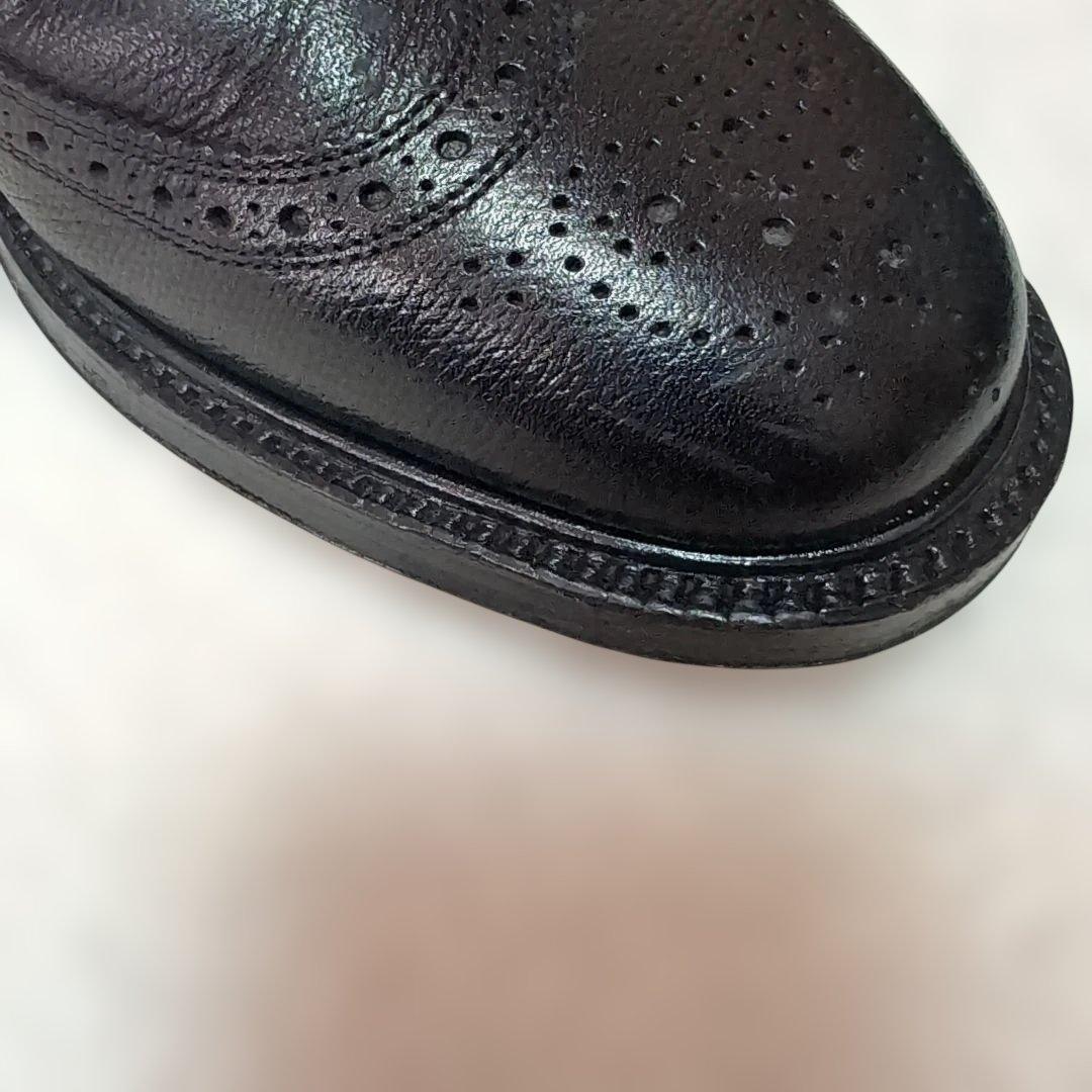 ✧美品【リーガル】インペリアルグレード2235　ウィングチップ黒　25.5EE