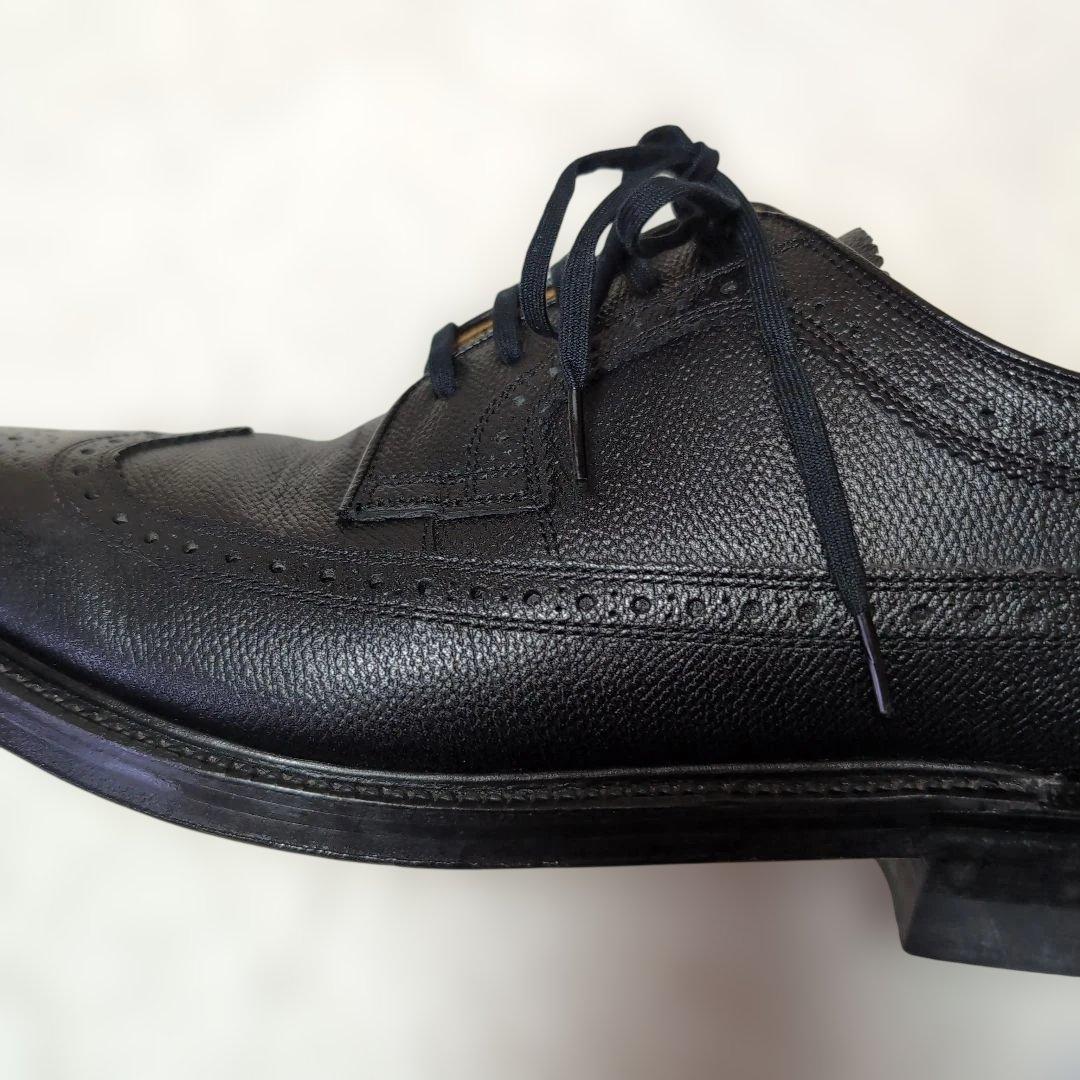 ✧美品【リーガル】インペリアルグレード2235　ウィングチップ黒　25.5EE