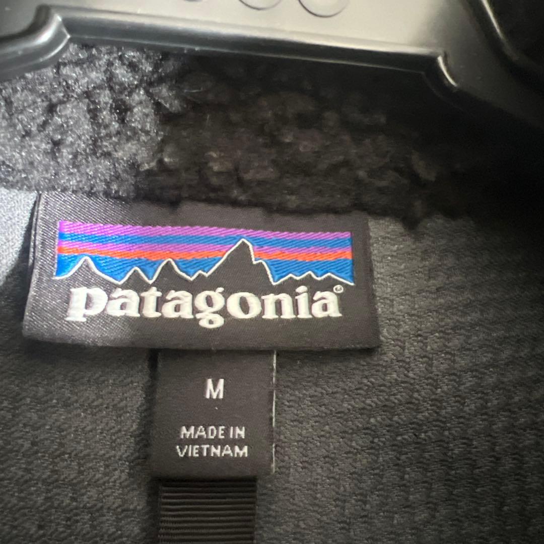 パタゴニア　フリースベスト　ブラック　Mサイズ