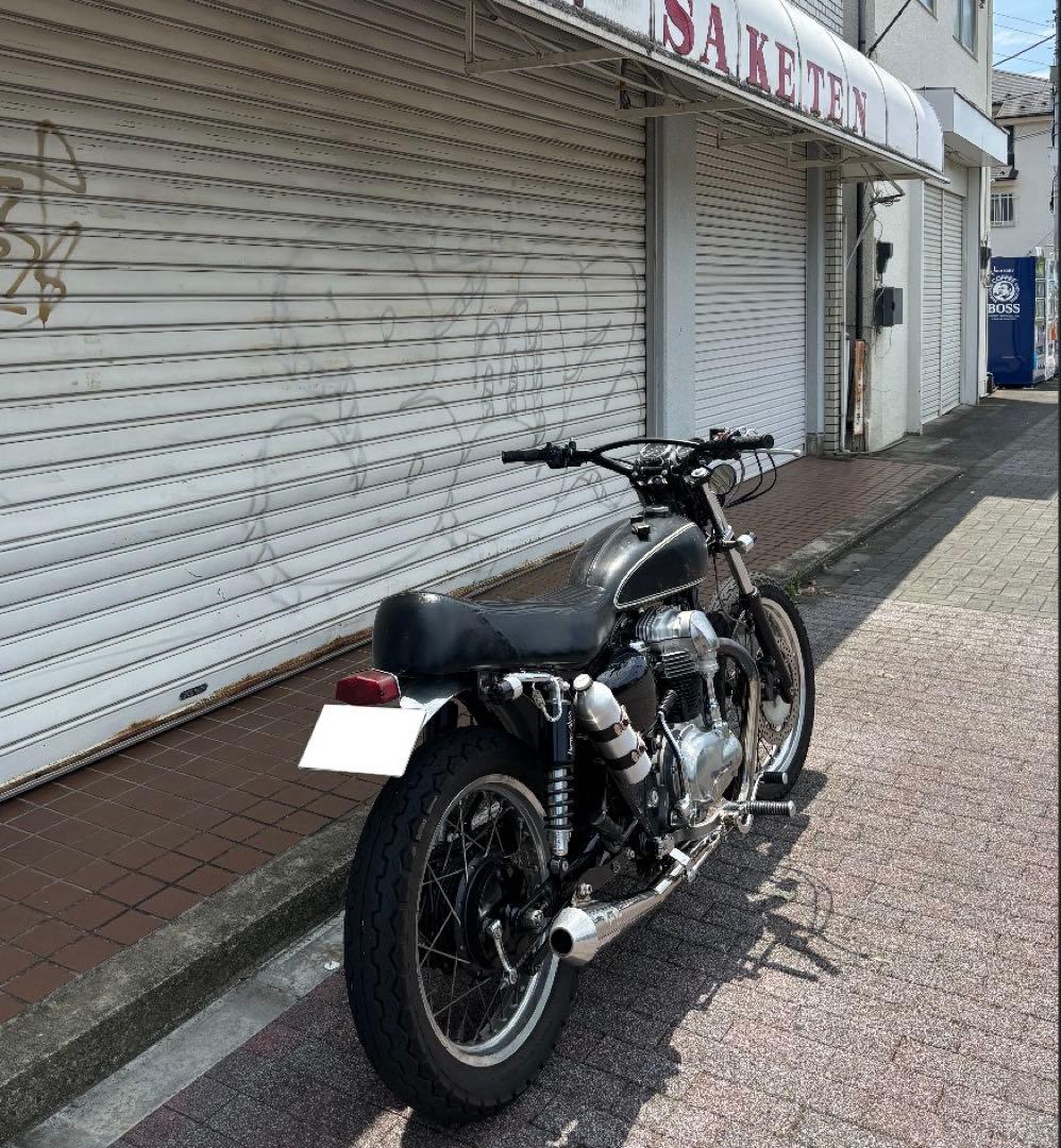 W650 モーターロック ボンネビルタンク エイジング加工 内部コーティング済み