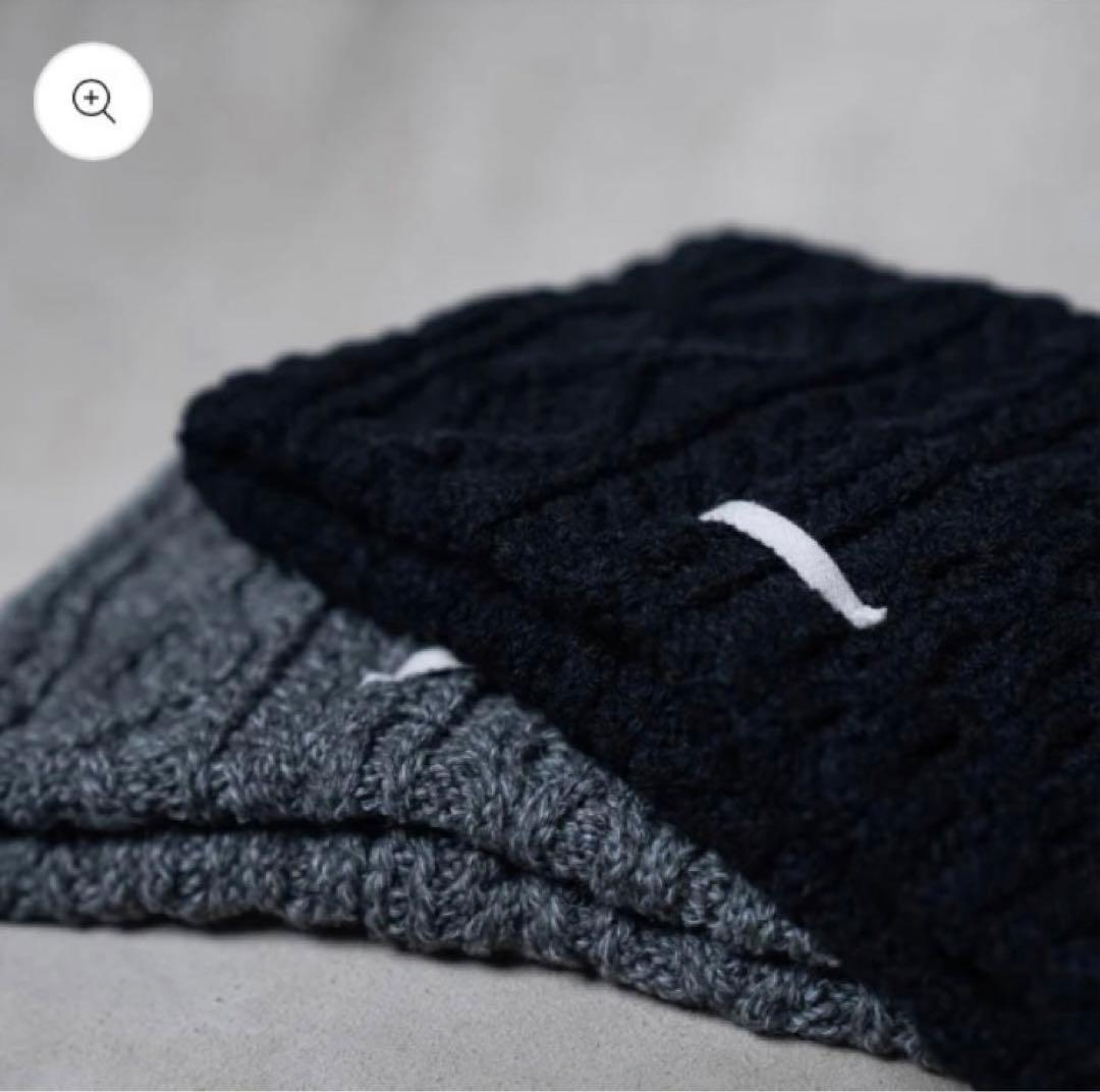 MAISON KINEMA Aran pattern hair band キネマ