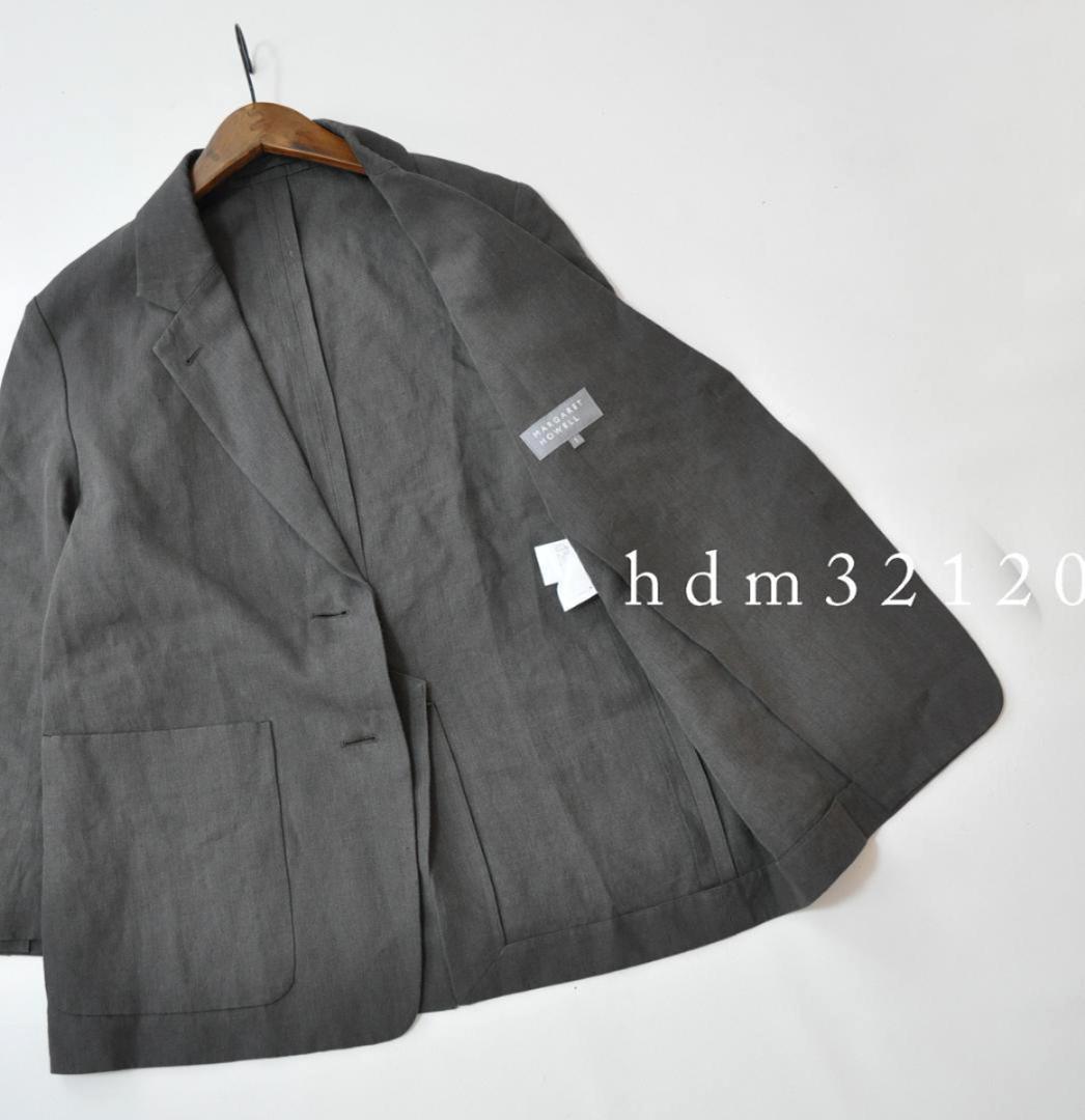 美品 2024ss マーガレットハウエル LINEN JACKET ジャケット