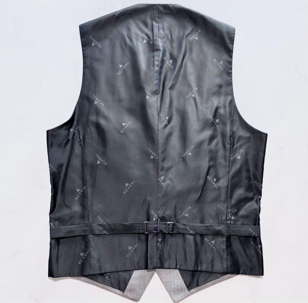 SCABAL オーダースーツ 3ピース グレンチェック　美品