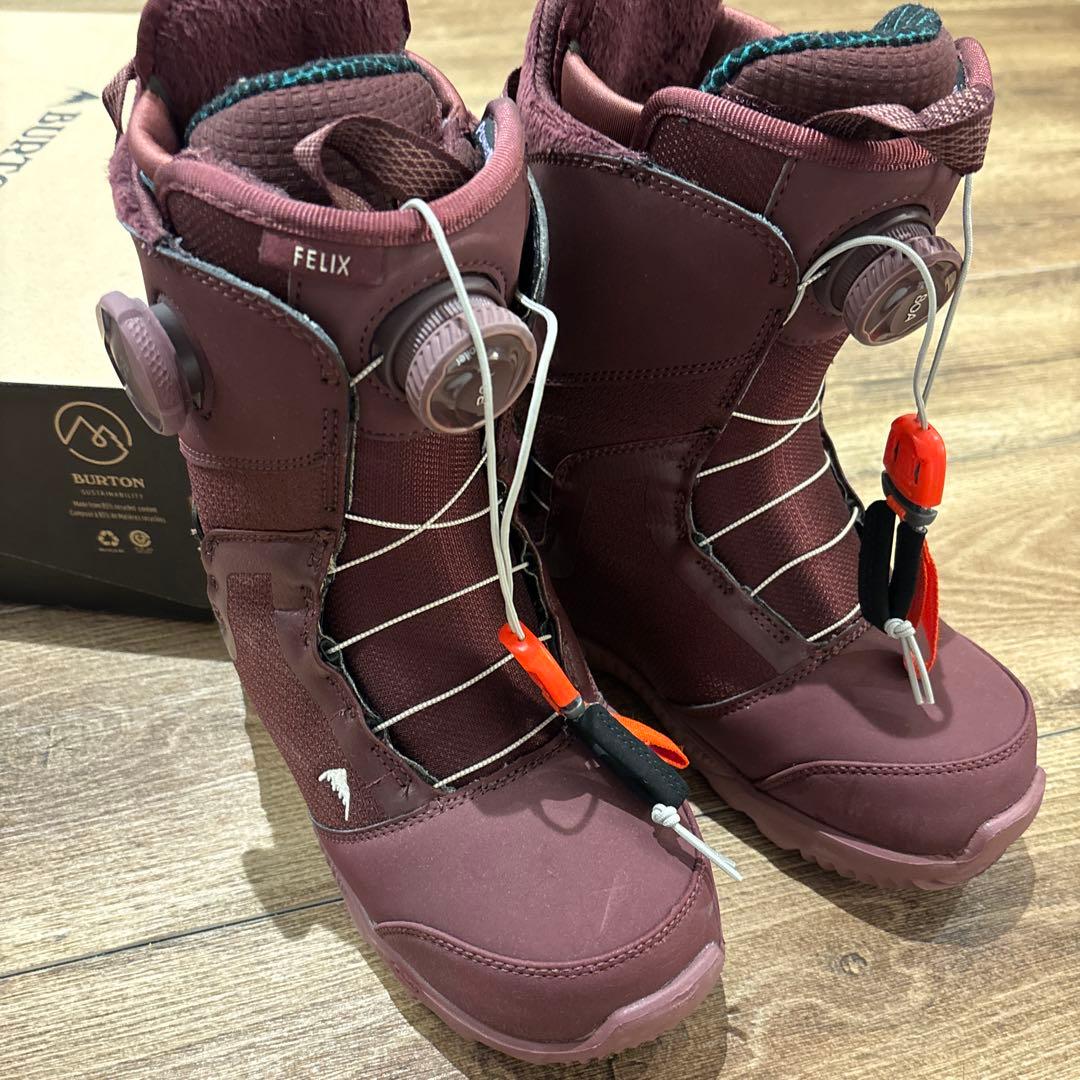 BURTON FelixBOA 5.51 スノーボードブーツワインレッド