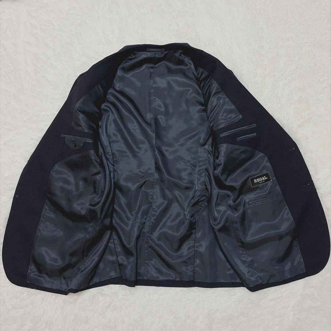 未使用✨REGAL とても大きいサイズ k6 ネイビー 形状記憶 ３XL 876