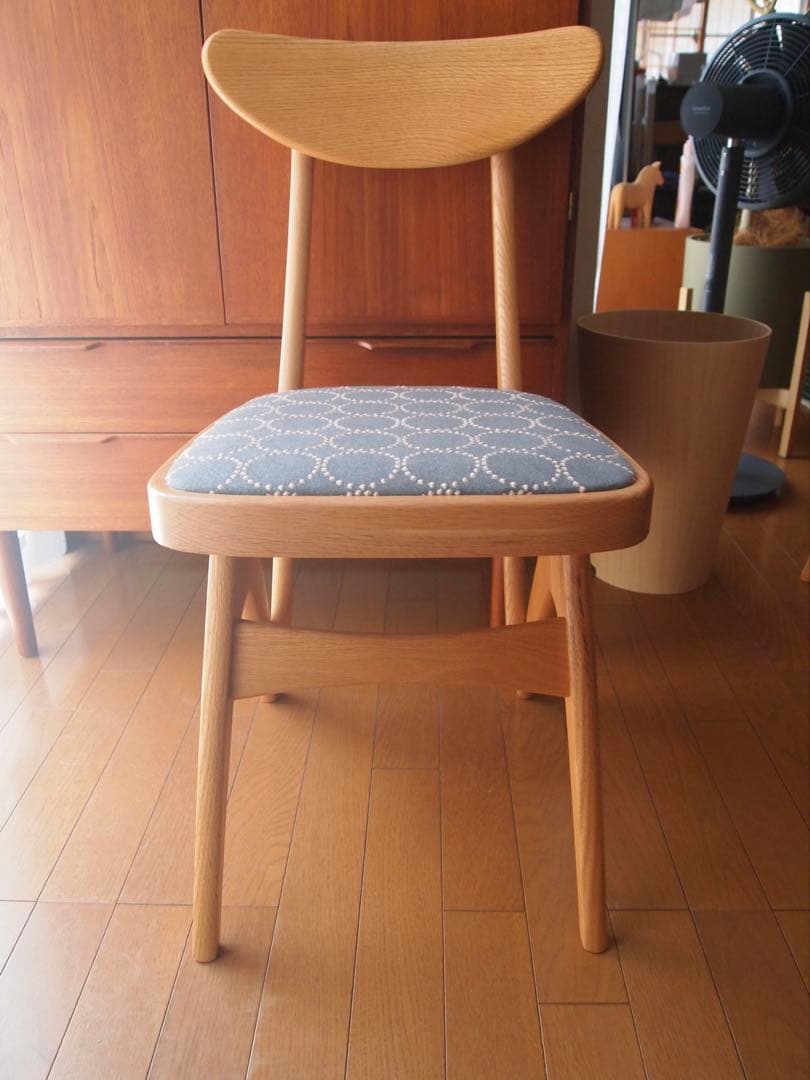 ミナペルホネン マルニ木工 デルタチェアB ハンドメイド 生地 タンバリン いす