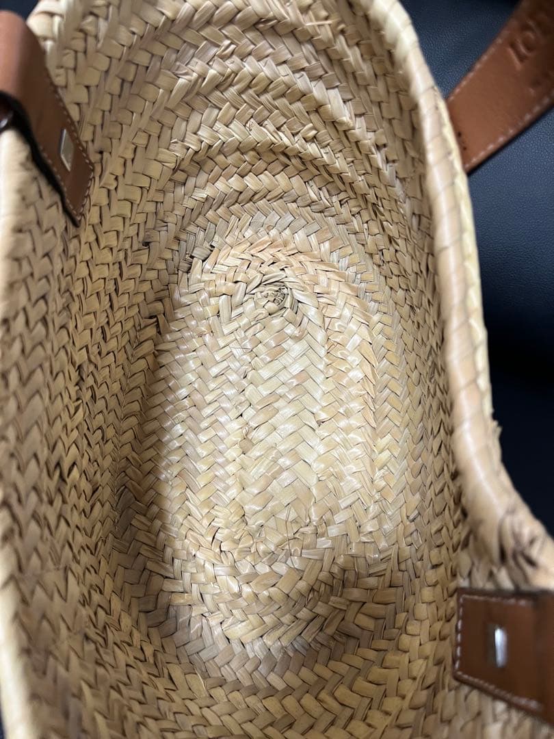 LOEWE ストローバッグ ロゴ入り