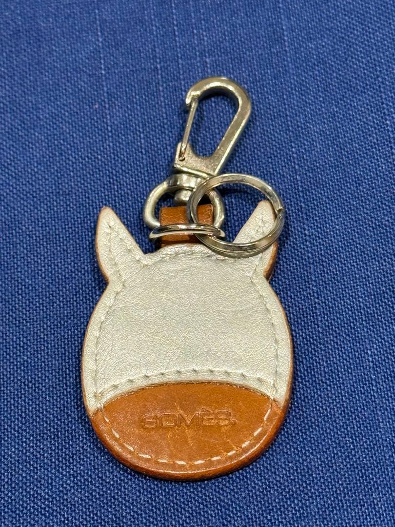 ソメスサドル　馬メンコキーホルダー　シルバー