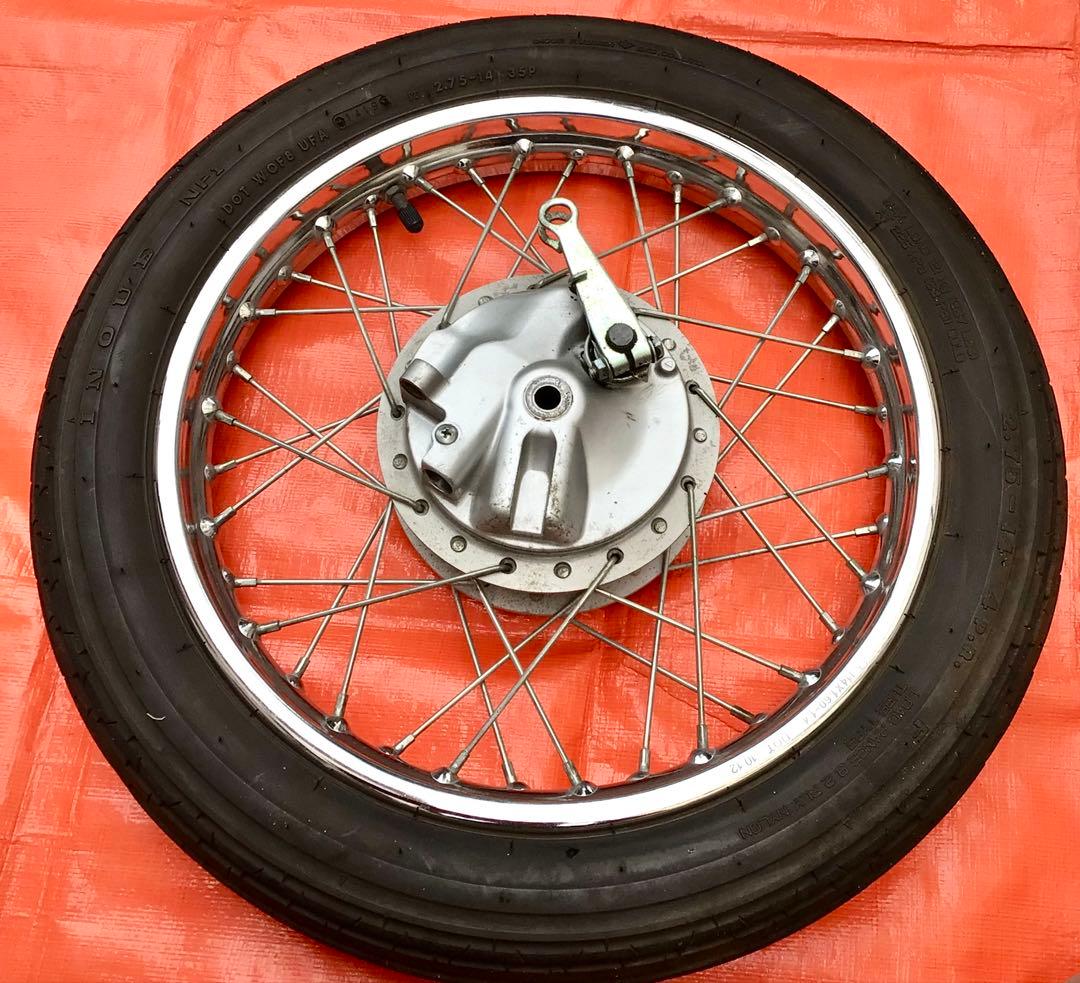 スーパーカブプロ【前後ホイール】ブレーキパネル付