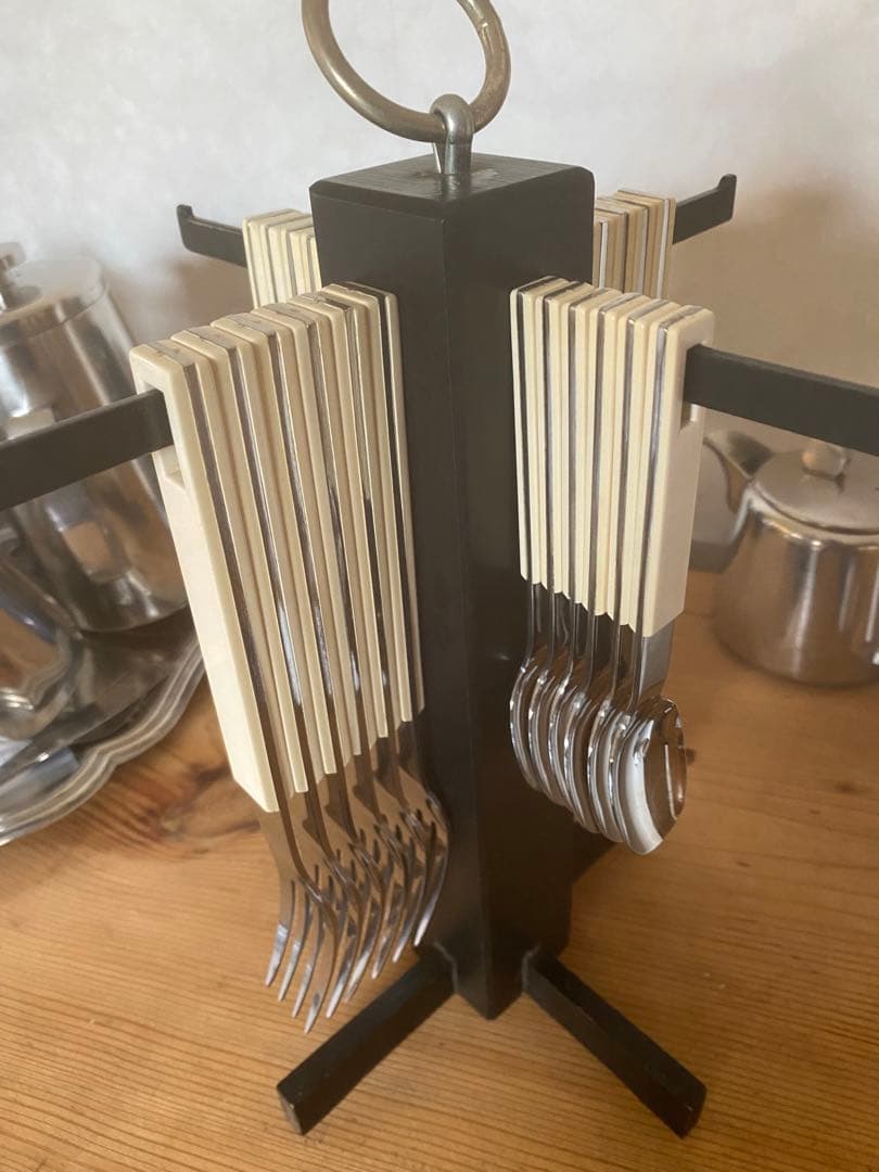 Boda buffe カトラリーセット スタンド付き レトロ ビンテージ