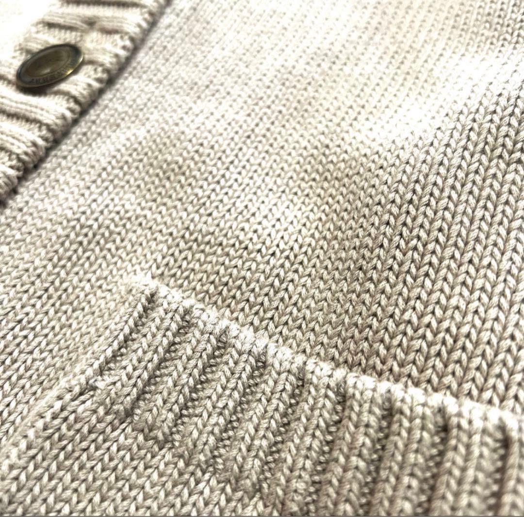 【極美品】バーバリー BURBERRY ニットジャケット ベージュ 2