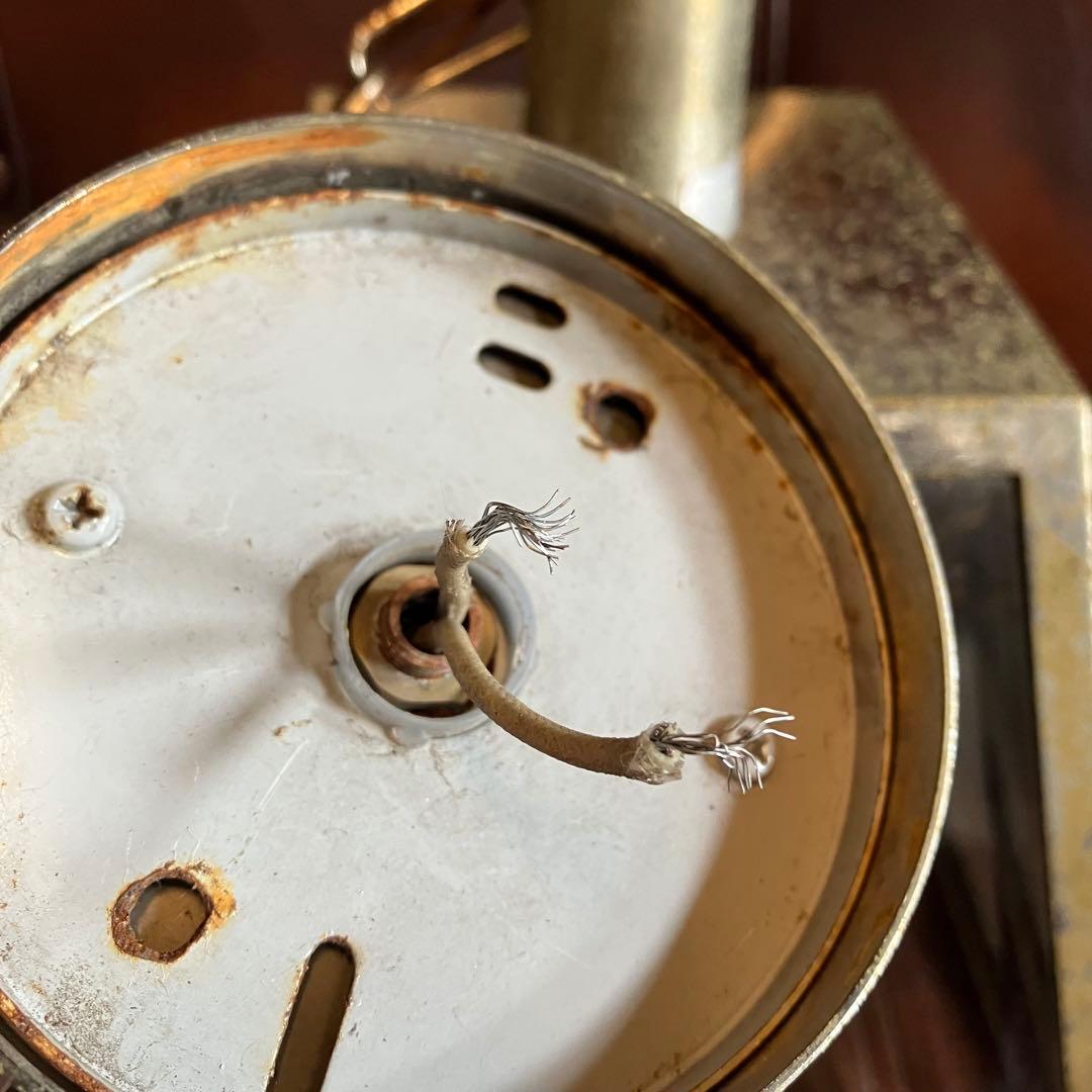 加工必須 ヴィンテージ ガラスシェード ライト ランプ レトロ アンティーク