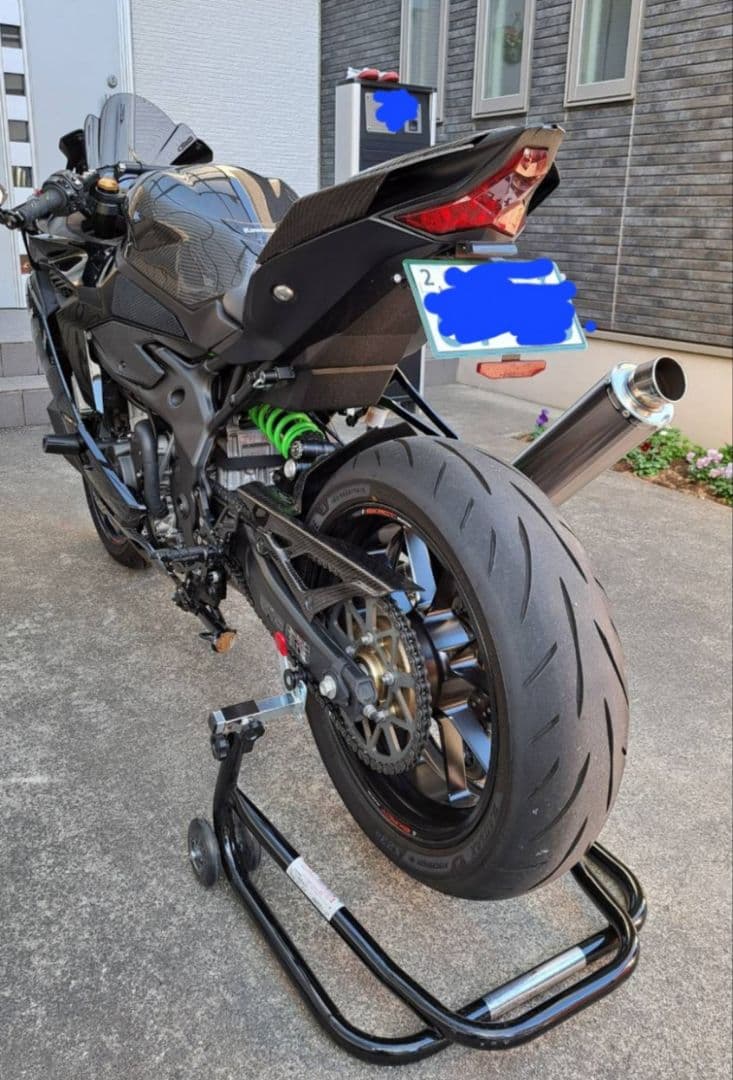 【美品】ZX-4R イグザクトアルミ鍛造ホイール前後　S23タイヤ付き