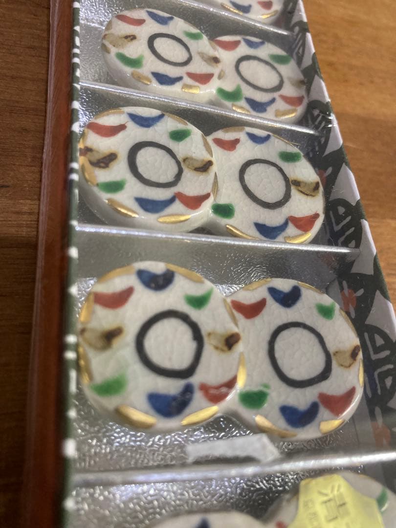 京焼　清水焼　未使用　蓋つき椀　箸置き　各5点