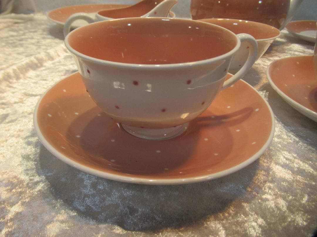 スージークーパー　レイズドスポット　ピンク　Tea for Two　刻印あり