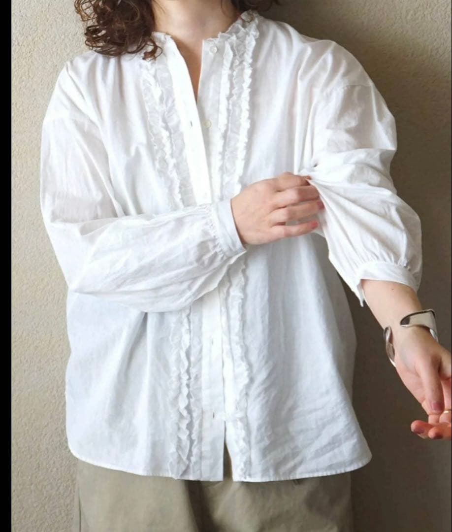 journal standard luxe CLワッシャーフリルブラウス