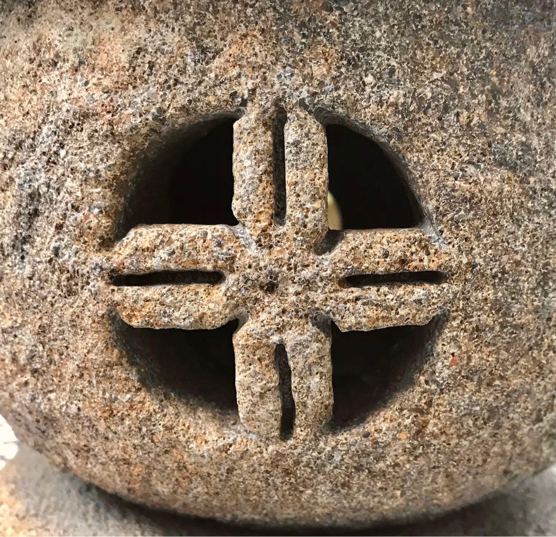 【天然石・箱庭灯篭・石灯篭・茶庭坪庭灯篭】庭石オブジェ置物ガーデニング造園飾り石