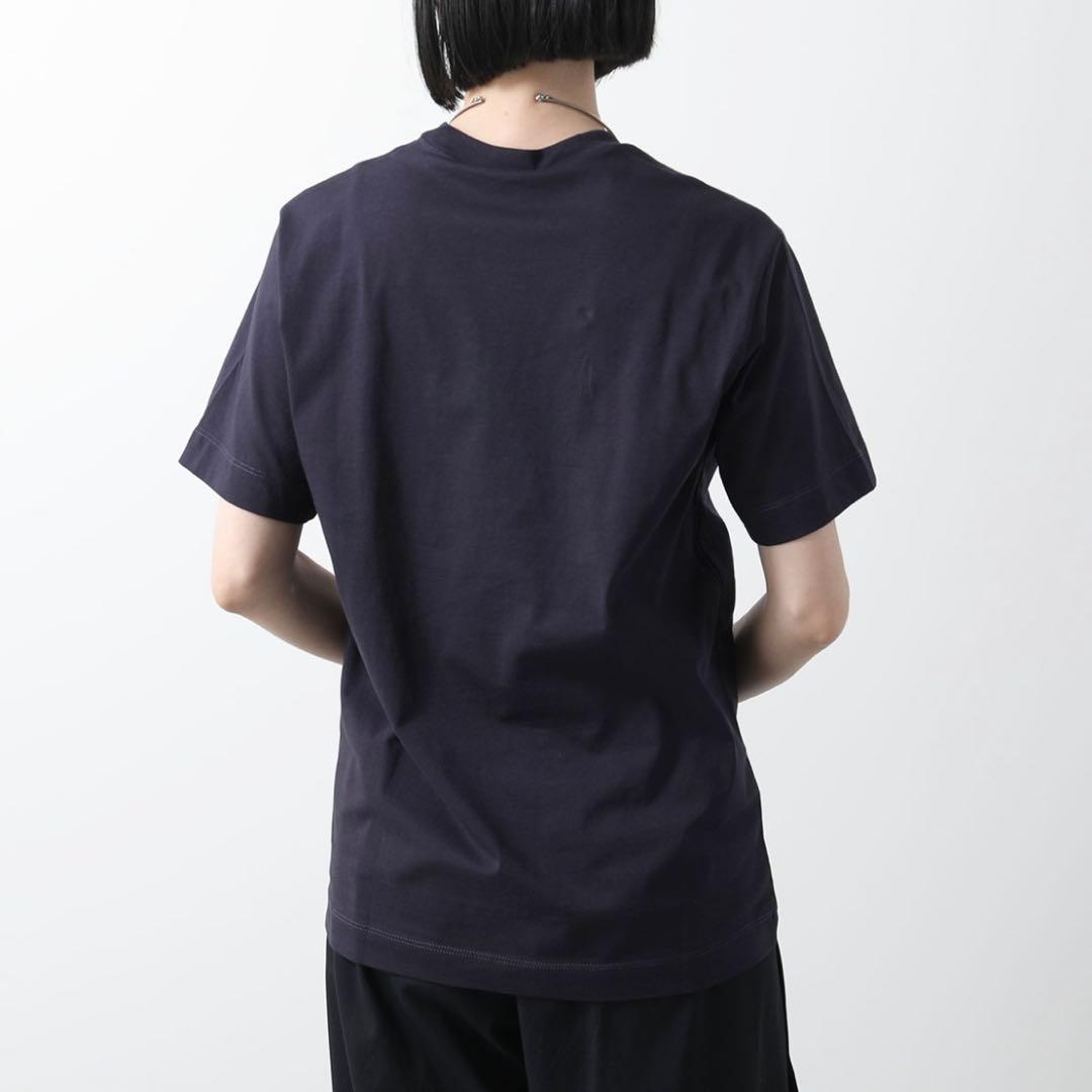 MARNI キッズ ロゴ ネイビー Tシャツ