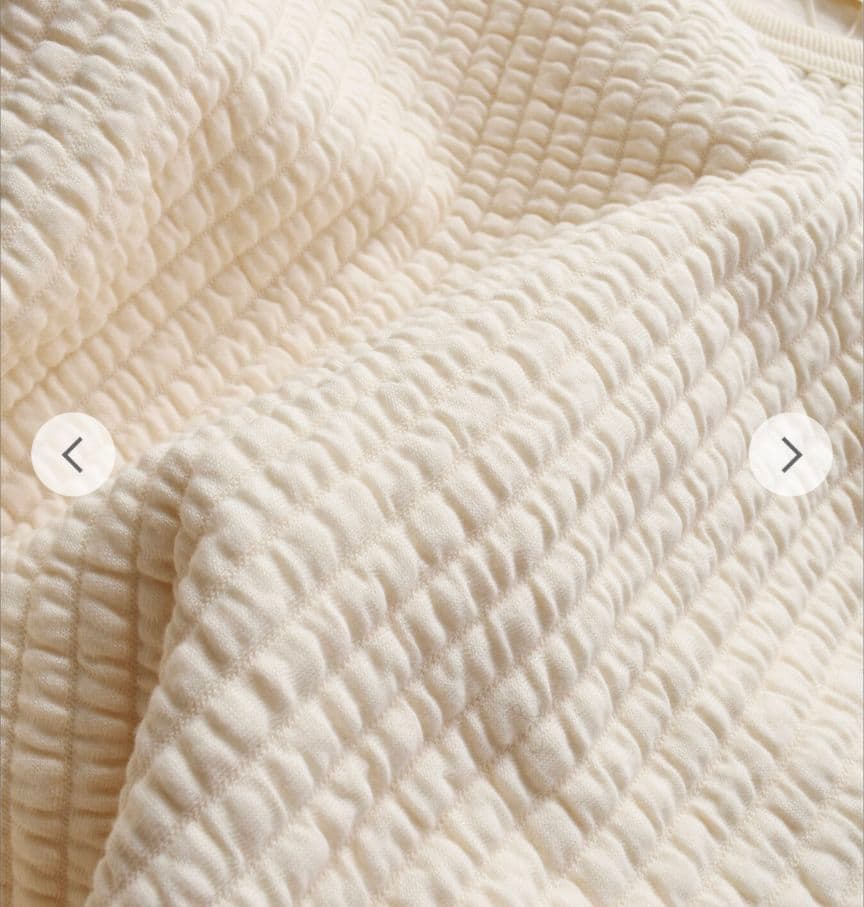 chimalaブリスター キルト クルーネック プルオーバー 　新品タグ付き