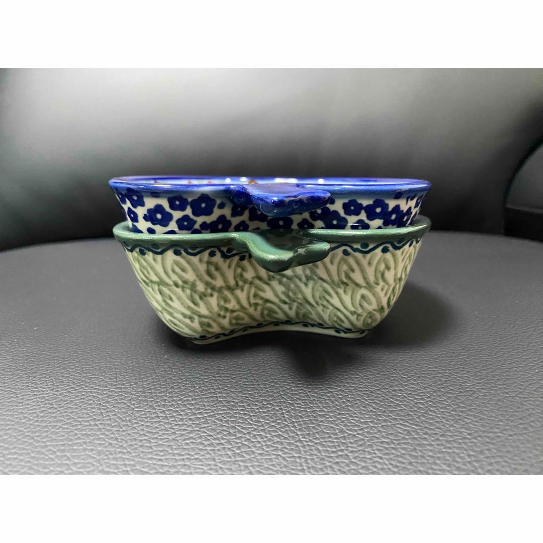 ポーリッシュポタリー リンゴボウル2点セット ポーランド食器