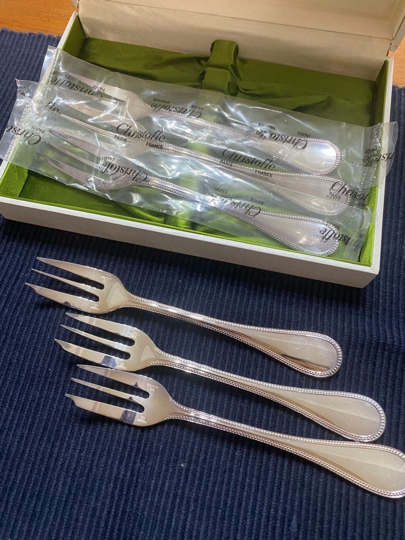 クリストフル　シルバーフォーク6本セット