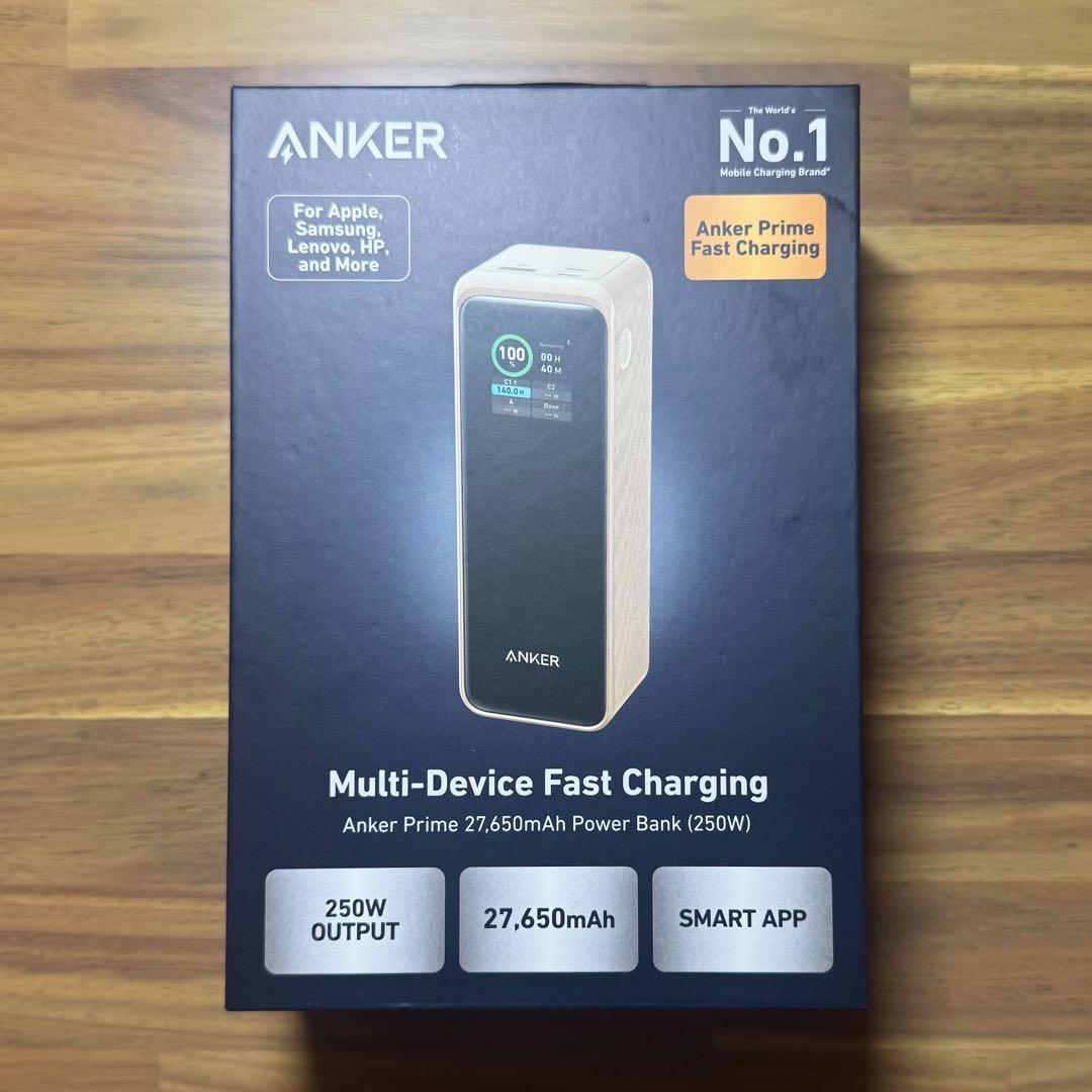 スマホアクセサリー Anker Prime Power Bank(27,650mAh, 250W)