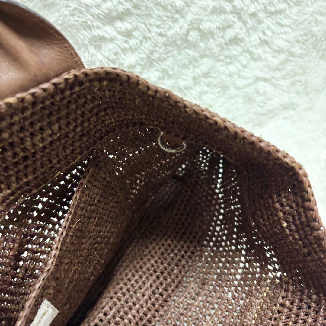 ヘレンカミンスキー ラフィア　トートバッグ　レザー VIENNA