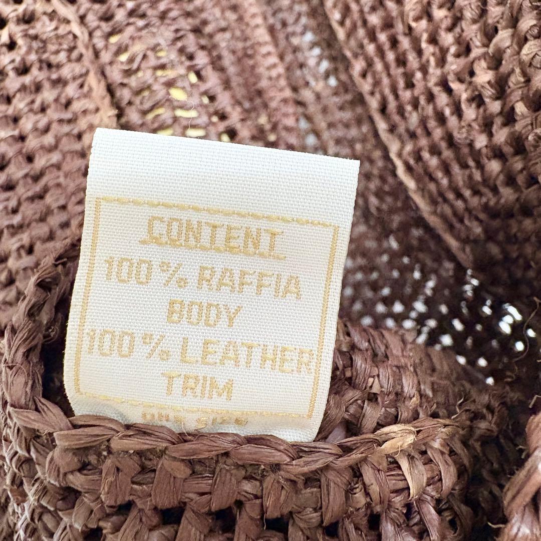 ヘレンカミンスキー ラフィア　トートバッグ　レザー VIENNA