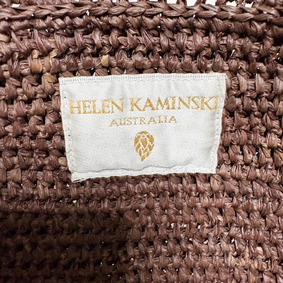 ヘレンカミンスキー ラフィア　トートバッグ　レザー VIENNA