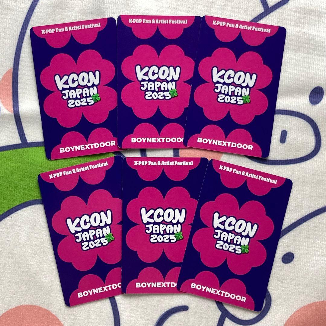 BOYNEXTDOOR KCON JAPAN 限定 トレカ全員6枚