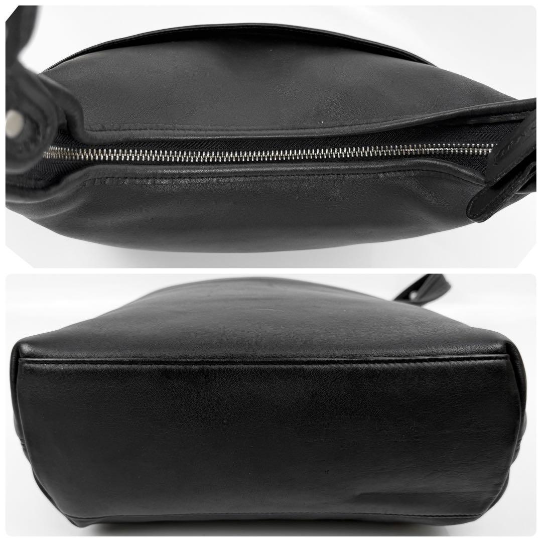 オールドコーチ エルゴ ワンショルダーバッグ レザー 黒 9058 y2k