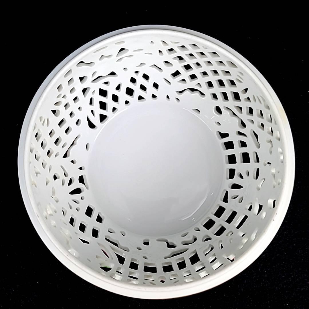 ●美品□ ヘレンド　31　透かし　ボンボニエール　箱つき　ファンタジー 0