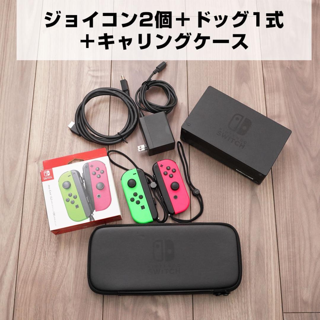ニンテンドースイッチ あつまれどうぶつの森セット ジョイコン2個 ドッグ1式付き