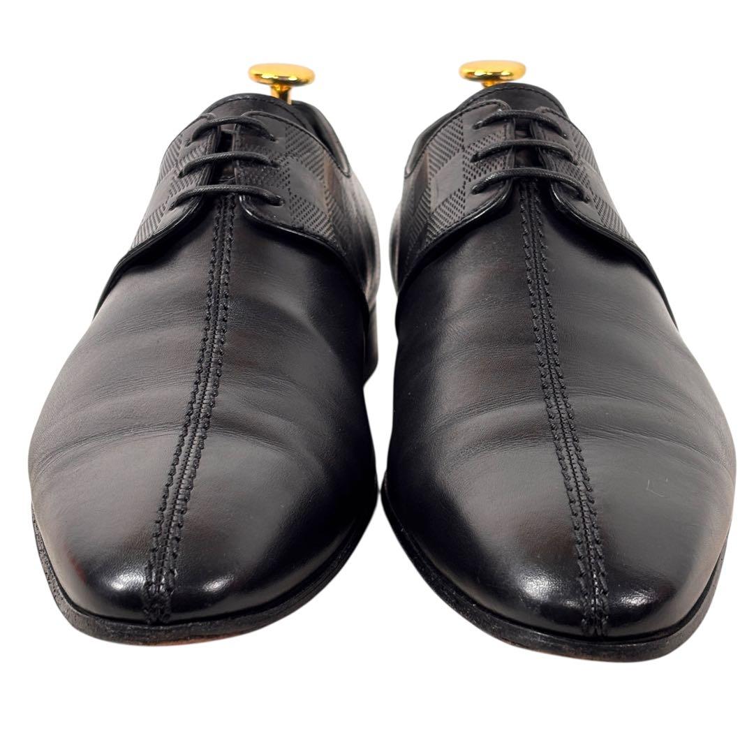 ルイヴィトン 5 1/2 25 ダミエ アンフィニ センターシーム ダービー