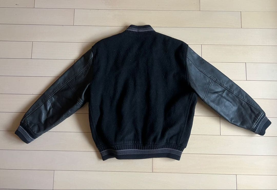 【美品】値下げ交渉可能！古着　スタジャン　ブラック