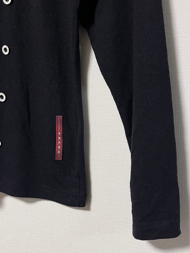 PRADA SPORT 黒 長袖 Tシャツ カットソー