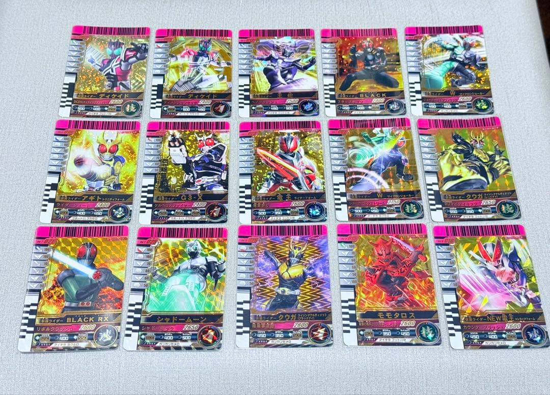 仮面ライダーバトルガンバライド　カード　まとめ売り