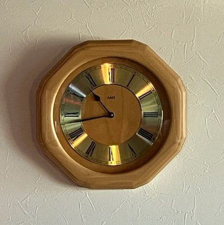 希少　北欧　ナチュラル　モダン　ドイツ製　ユンハンス　無垢材　ウォール　クロック