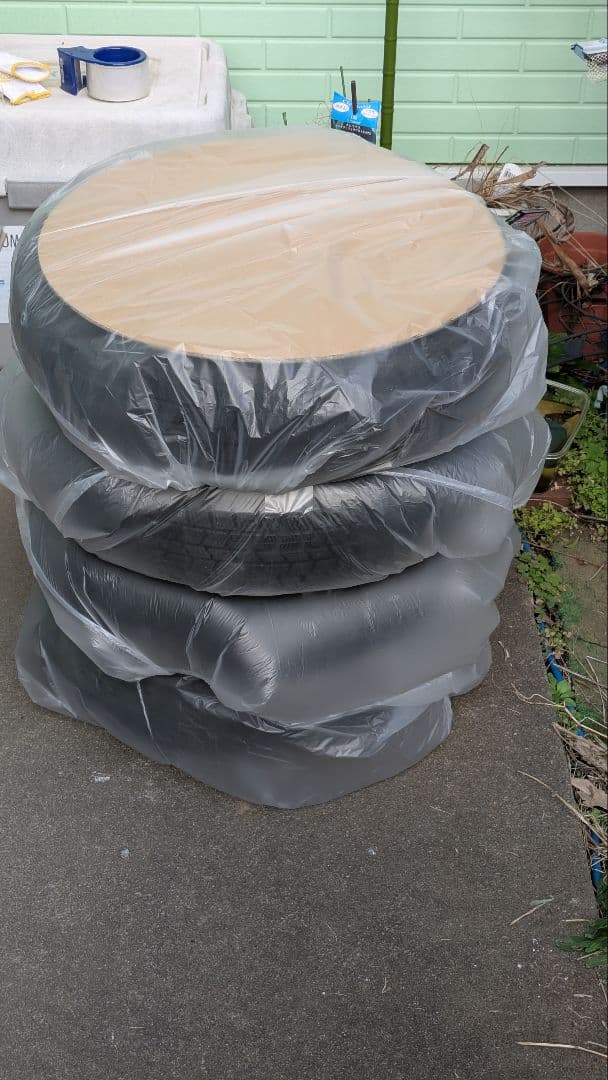 145/80 R13 75Q スタッドレスタイヤ&アルミホイールセット４本