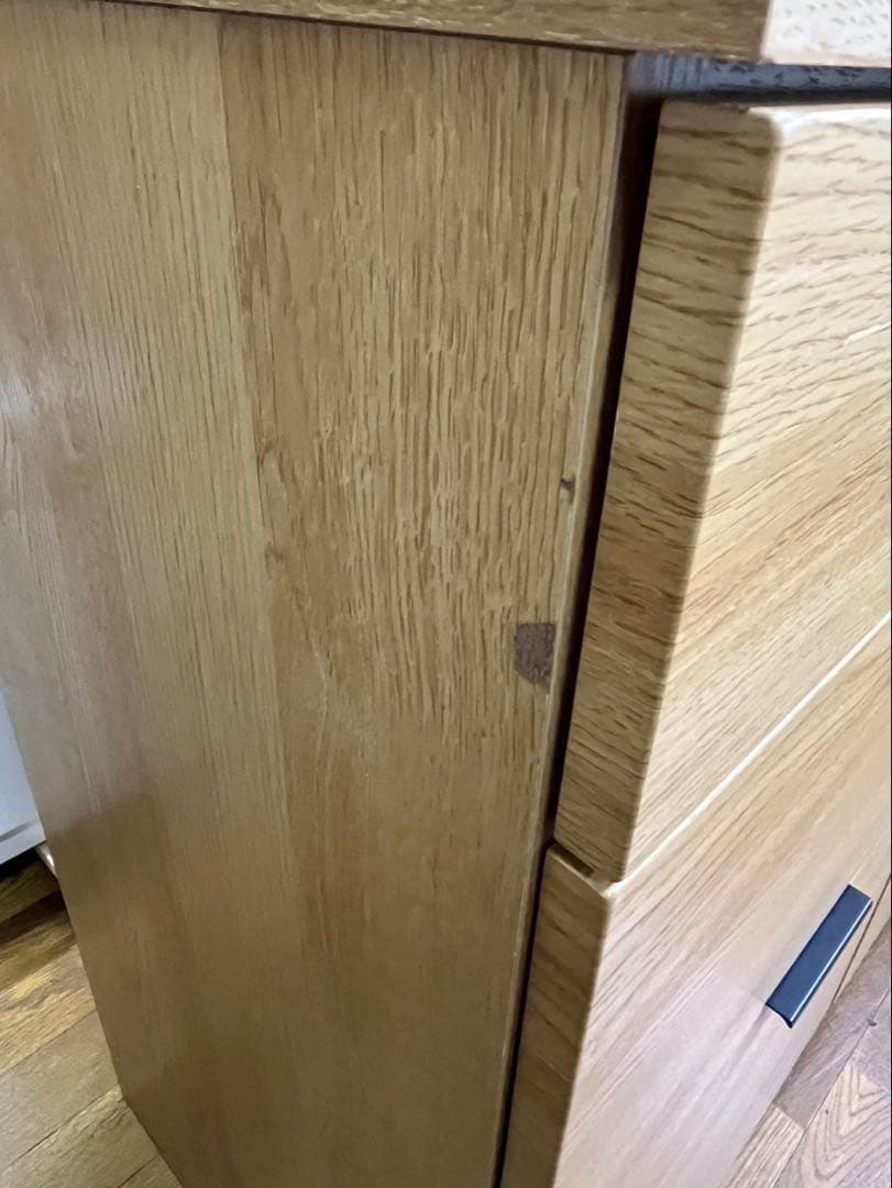 ニトリ キッチンボード エトナ ETONA-90KB-LBR2 木製 食器棚